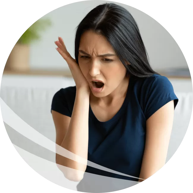 Infiammazione cavo orale (rotondo)